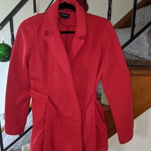 Red Bebe Peacoat